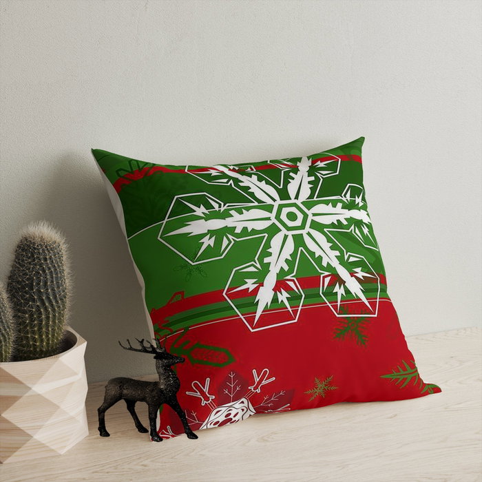 Aberto Design Cojín Multicolor 43 x 43 cm